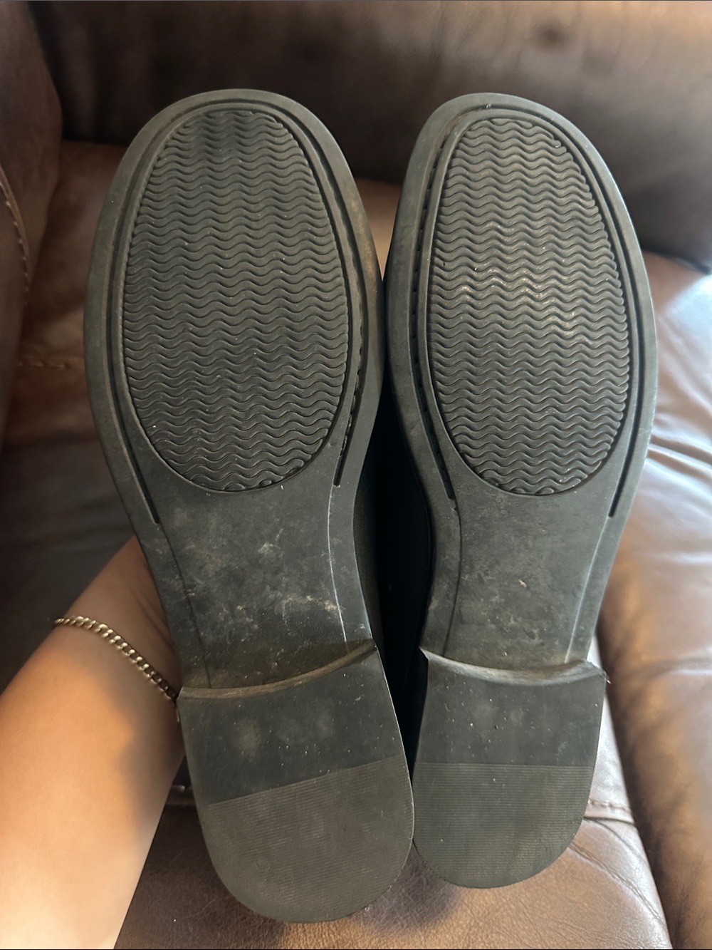 G.H. Bass & Co. Black Leather Penny Loafers - Women's Slip-On Flats - Picture 8 of 10